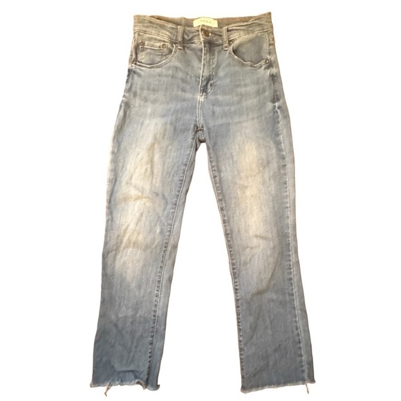 Pistola Light Wash Distressed Raw Hem Jeans Size 26 - Picture 1 of 6